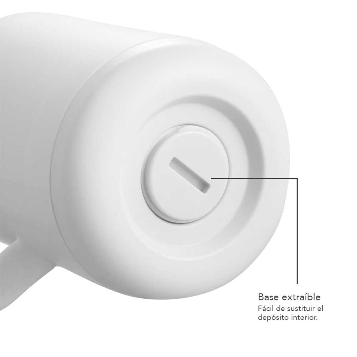 Termo Jarra Insulado Acero Inox 1 lt Simplit Blanco