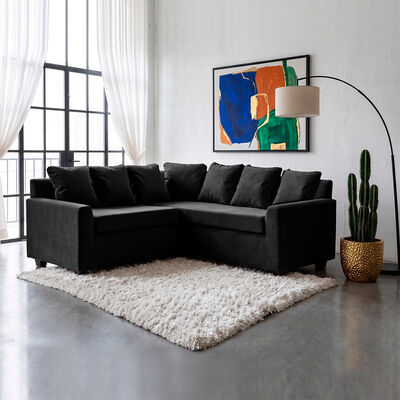 LATAM HOME Seccional Latam Home Lucca 3 Cuerpos Negro