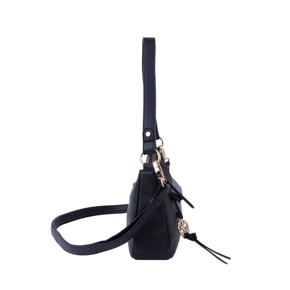 Cartera Bandolera Negra Lourdes Secret