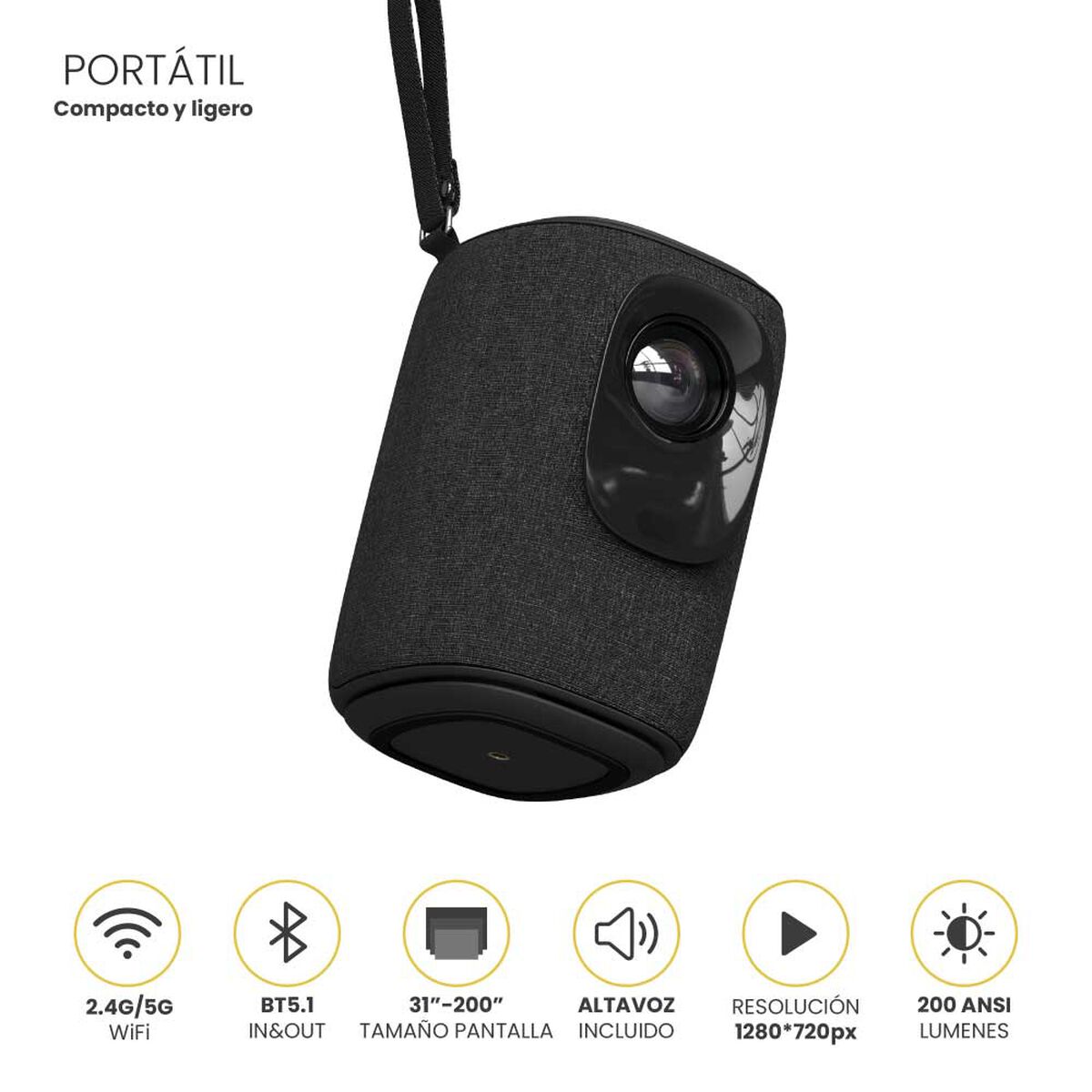 Proyector Portátil Levo Nova HD