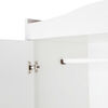 Combo Infantil Closet 2 Puertas + Velador + C&oacute;moda 3 Cajones 1 Puerta CIC Blanco