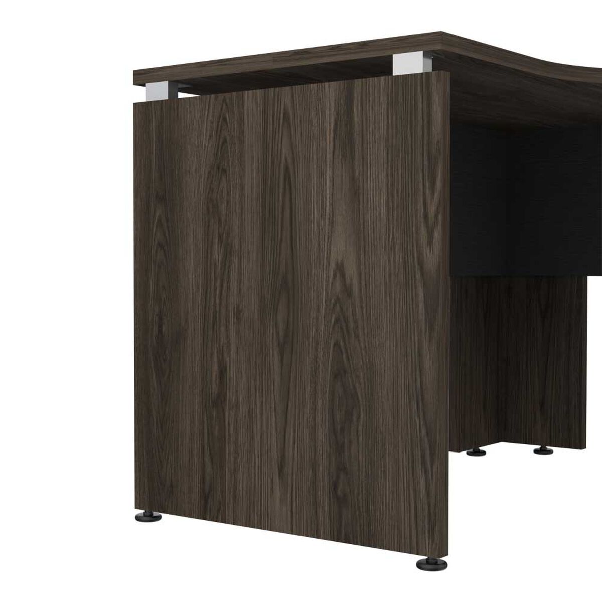 Escritorio en L TuHome Home Office Negro Soft Co&ntilde;ac