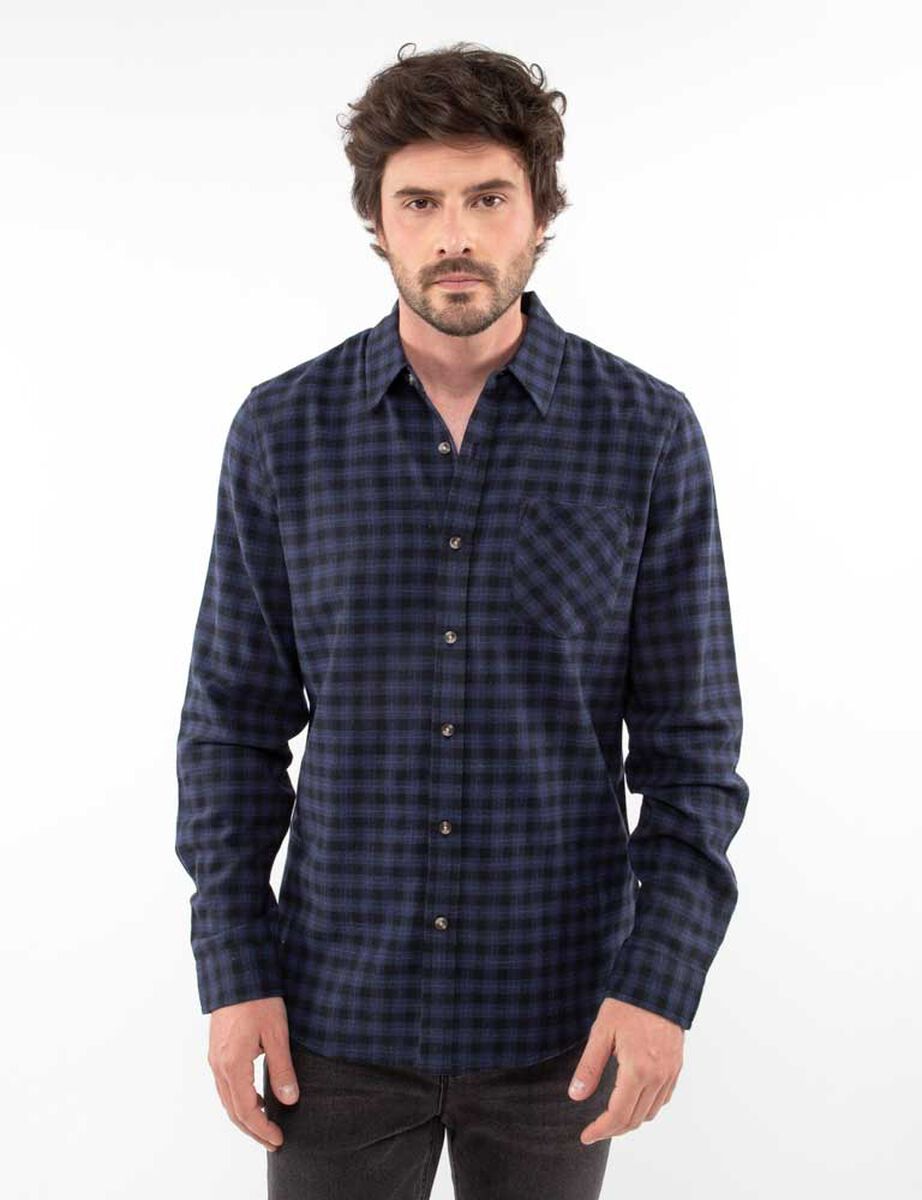 Camisa Tartán Manga Larga Hombre Portman Club