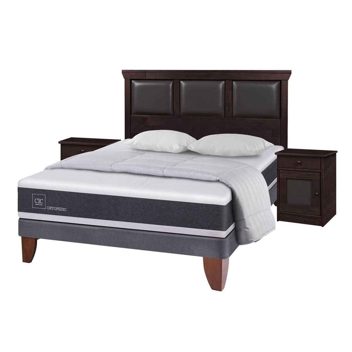 Cama Europea 2 Plazas Ortopedic