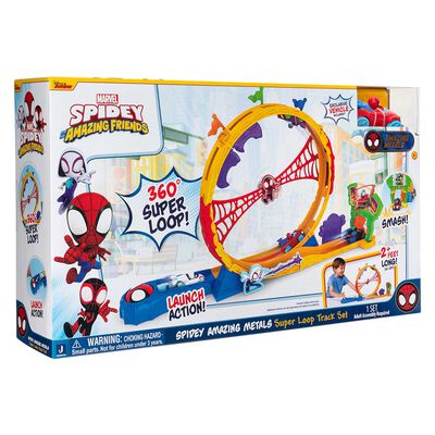 Pista Super Loop con Vehículo Spidey