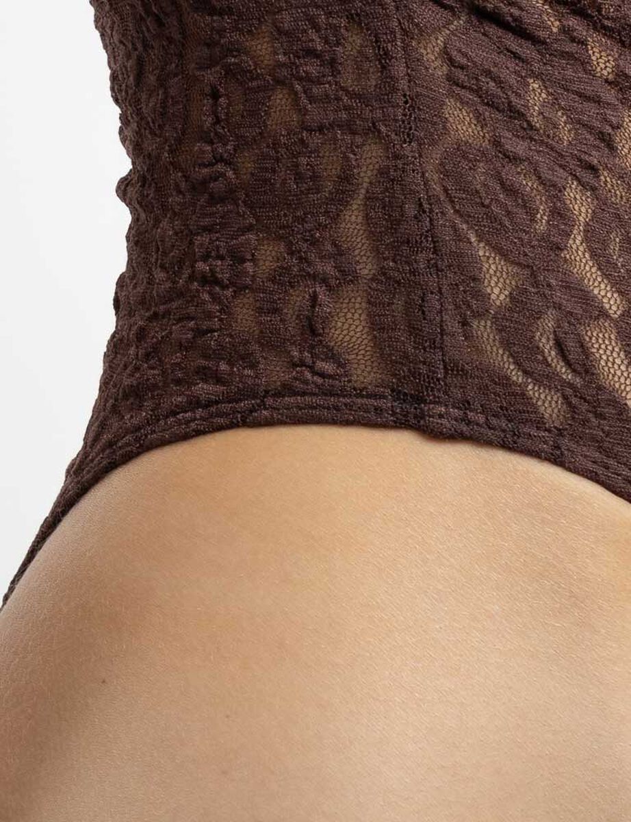Body Strapless Encaje Mujer Icono