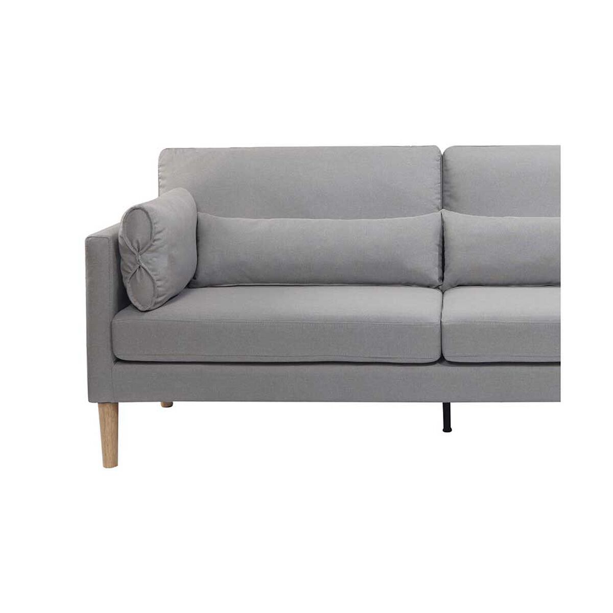 Sof&aacute; Furnitech Reims 3 Cuerpos Gris