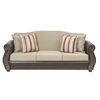 Juego de Living Innovamuebles New Bugambilia Sofá 3 Cuerpos + Dos Sillones 1 Cuerpo Beige