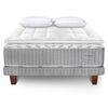 Cama Europea Cannon 2 Plazas Hybrid Cotton + Topper + Almohadas Down Alternative 50x70 cm