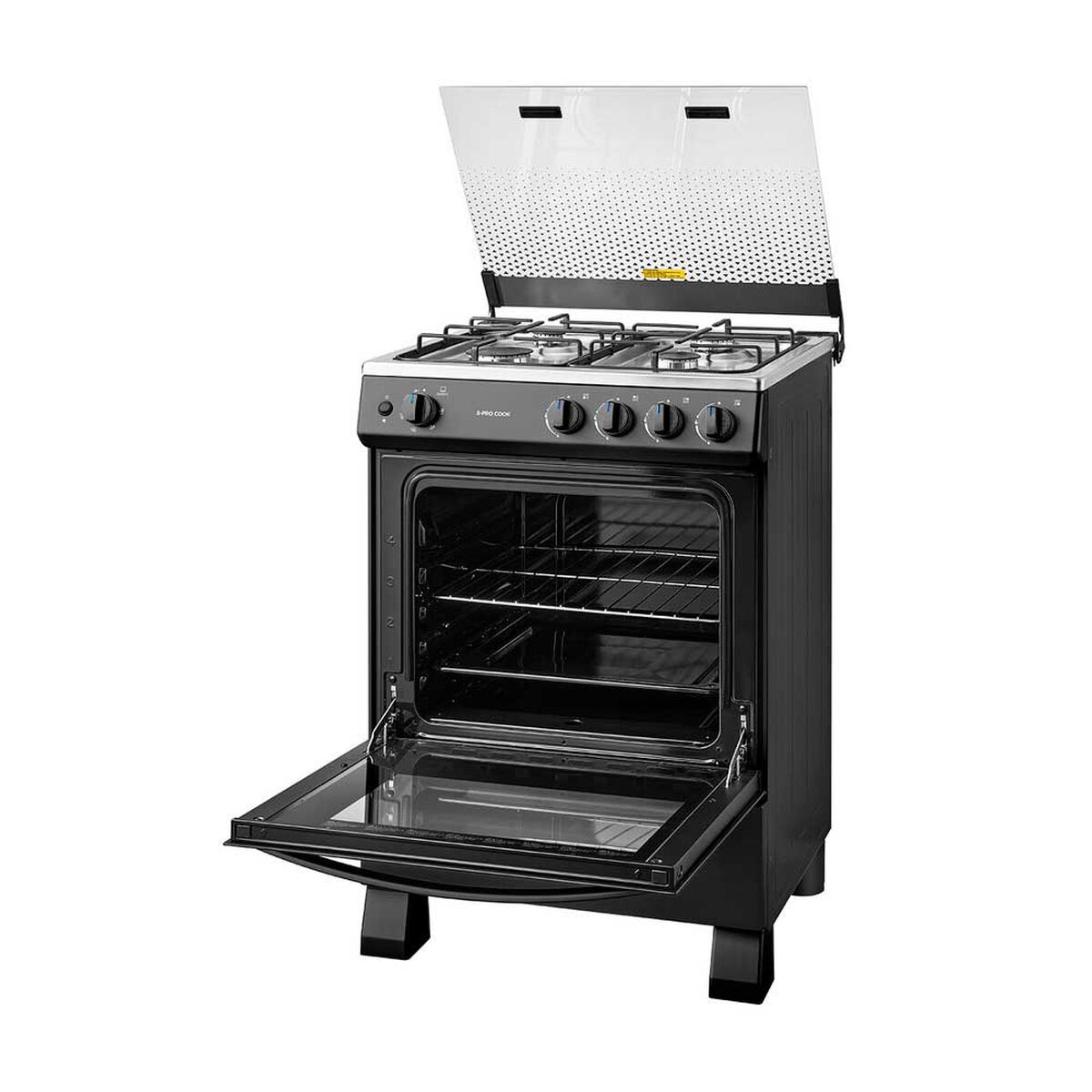 Cocina a Gas Midea MFO-MG24TCSSLBK 4 Quemadores
