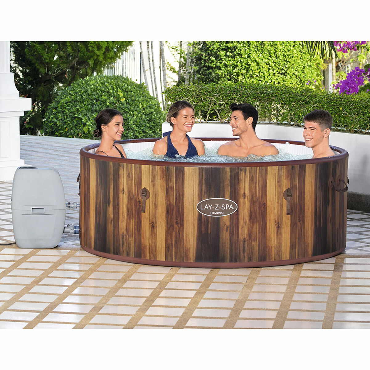 Spa Inflable Helsinki Airjet Lay-Z Bestway 5-7 Personas