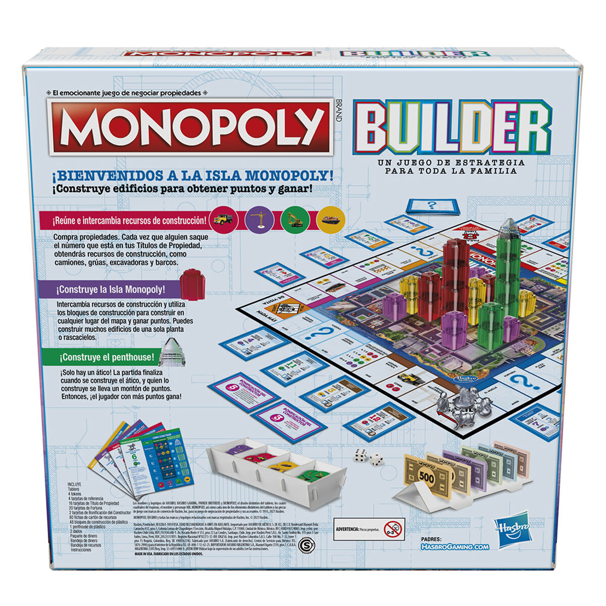 Monopoly Juego de Mesa Builder