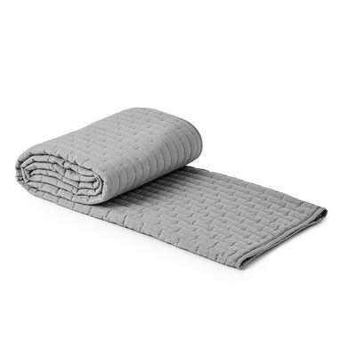 Piecera American Family Rice 100x220 cm Gris