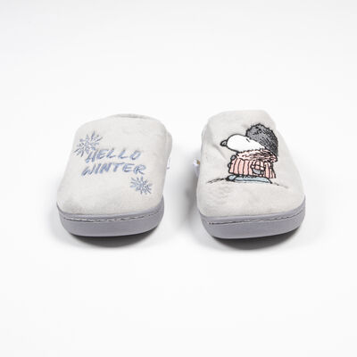 Imagen 2 del producto Pantufla Mujer Snoopy Gris Mela