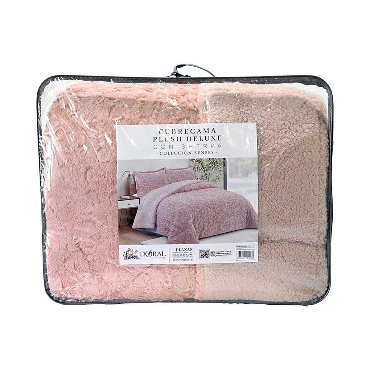 Cubrecama Doral Super King Rosa Senses