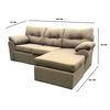 Sof&aacute; Modular Muebles MYM Alta 4 Cuerpos Beige