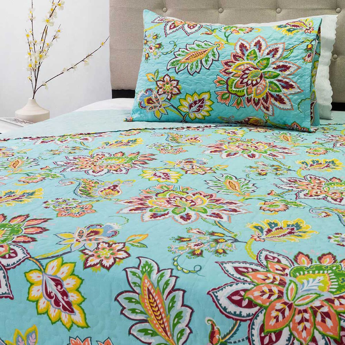 Quilt Doral 1,5 Plazas Origins Diseños D10
