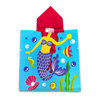 Toalla de Playa con Capucha Doral Aruba Sirena 70x140 cm