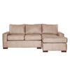 Sof&aacute; Seccional Derecho Latam Home Livorno 3 Cuerpos Beige