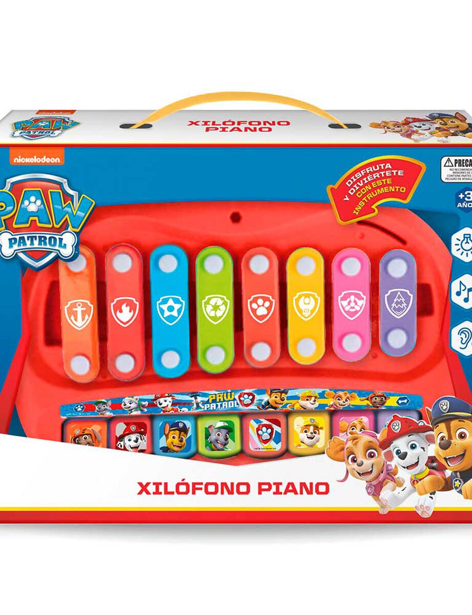 Xilófono Piano Didáctico Paw Patrol
