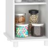 Mueble Auxiliar de Cocina Vekkahome Single 1 Puerta Beige
