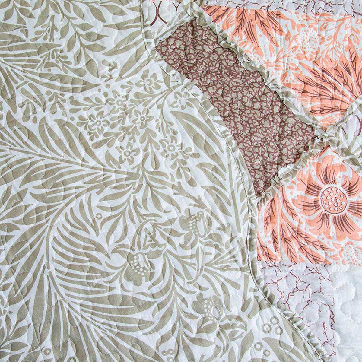 Quilt Doral Patchwork con Aplicaci&oacute;n Deluxe Compose D3 1,5 Plazas
