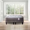 Cama Europea Rosen Base Dividida 2 Plazas New Style 6 + Respaldo + 2 Veladores Sicilia