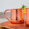 Set 4 Vasos Simplit Moscow Mule Mojito 500 Ml + Bombilla