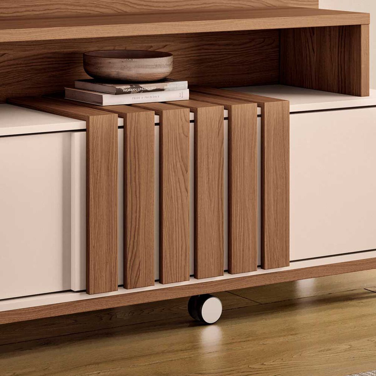 Home TV Onessta Bold Café y Blanco