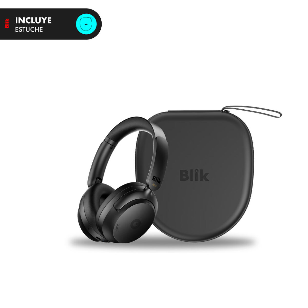 Audífonos Bluetooth Over Ear BLIK AURA950 Negro