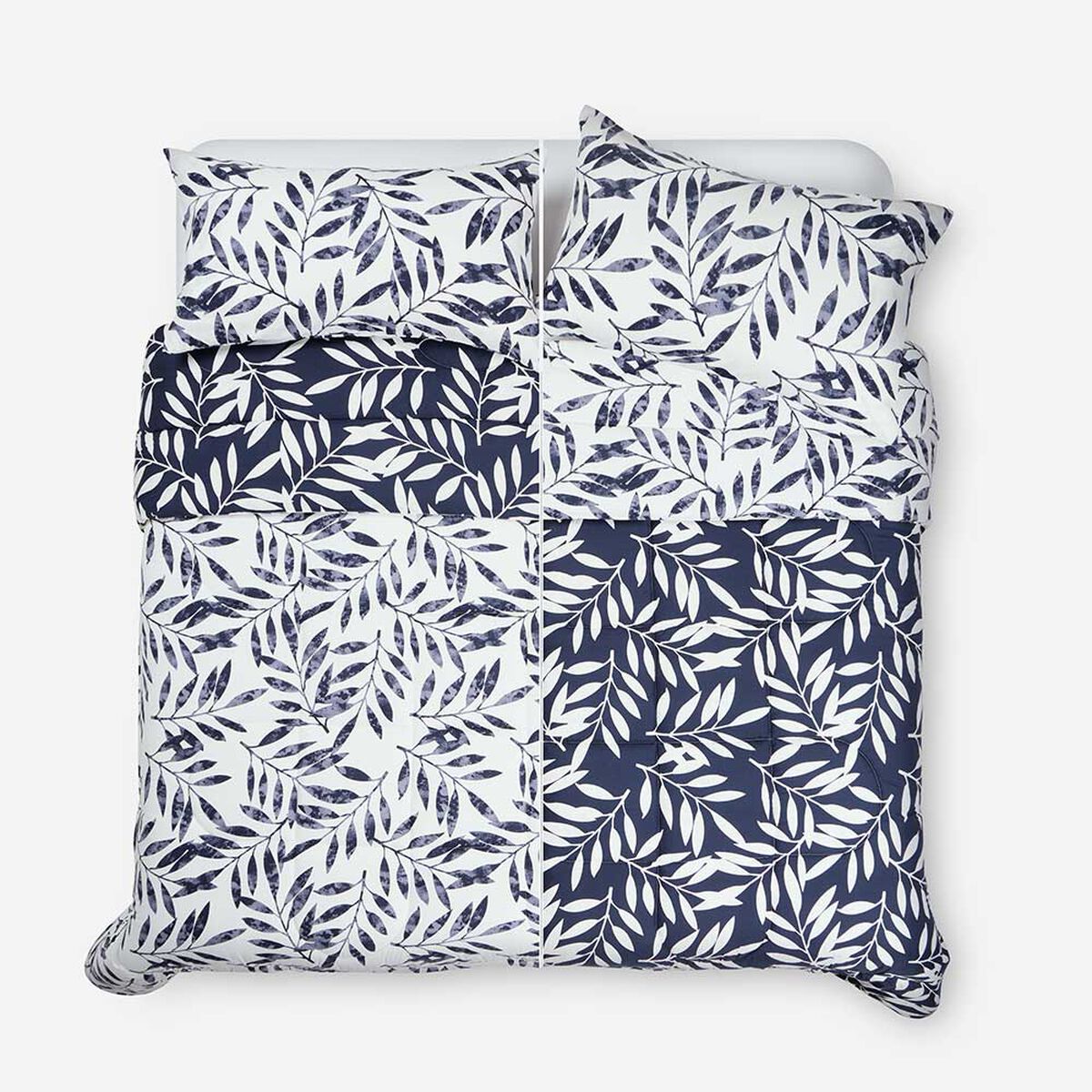 Plumón Rosen king Tamaria Azul/blanco