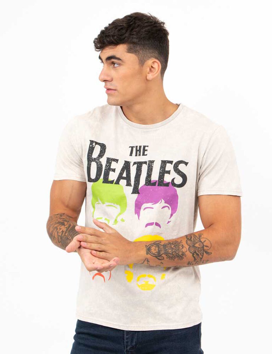 Polera The Beatles Hombre Fiorucci