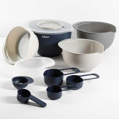 Set para Hornear | Bowls y Medidas Polipropileno Oster Baker 12 Piezas