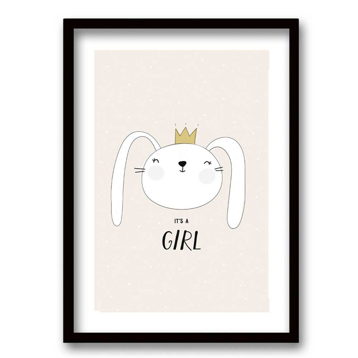 Cuadro Decorativo Retela It's a Girl 50 x 35 cm
