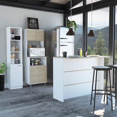 Imagen 1 del producto Combo Alacena + Barra Auxiliar + Optimizador TuHome Kitchen