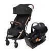 Coche Travel System Eva Black Champagne/ Cabriofix I-Size Maxi Cosi