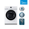 Lavadora Automática Midea MF100W80/W 8 kg.