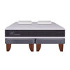 Cama Europea CIC Base Dividida 2 Plazas Ortopedic + Almohadas
