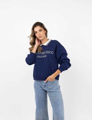 Imagen 1 del producto Polerón Mujer Zibel Navy