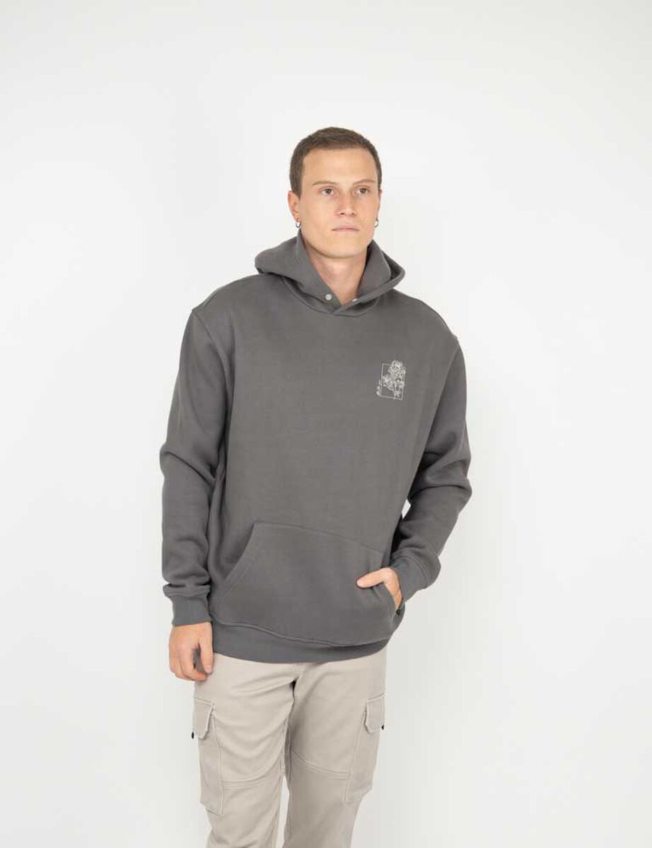 Hoodie Oversize Capucha con broches Hombre Soviet