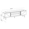 Rack TV Jdo & Design Lift 2.0 Beige Hasta 65"