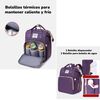 Mochila Maternal 3 en 1 con Cunita Lubabycas Gris