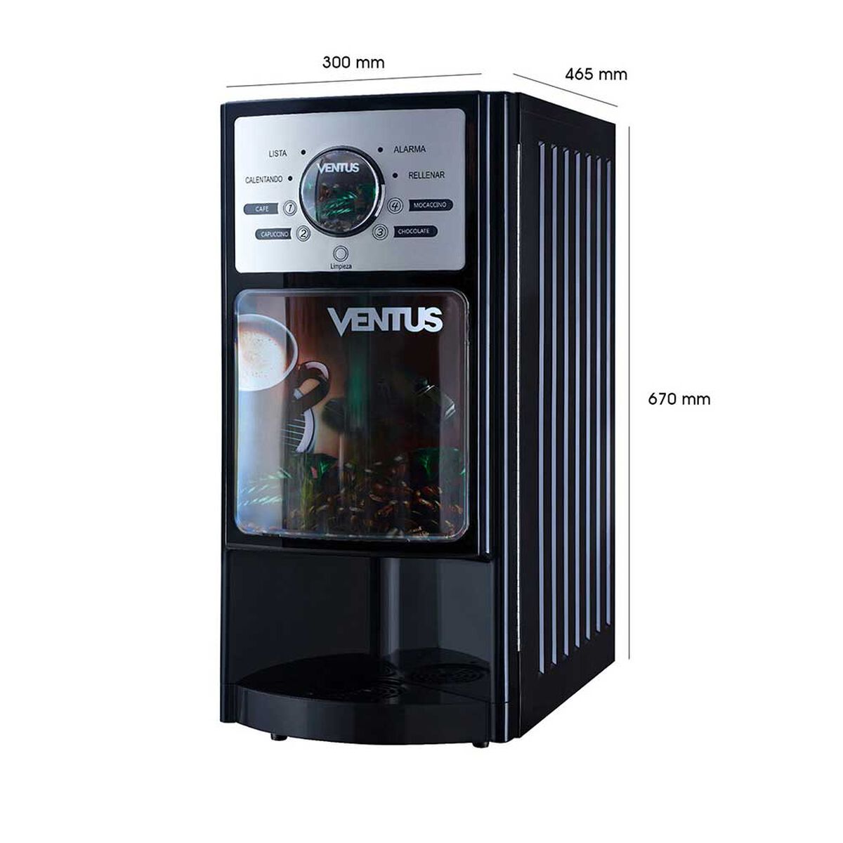 Máquina Expendedora de Bebida Caliente Ventus GAIA-4S