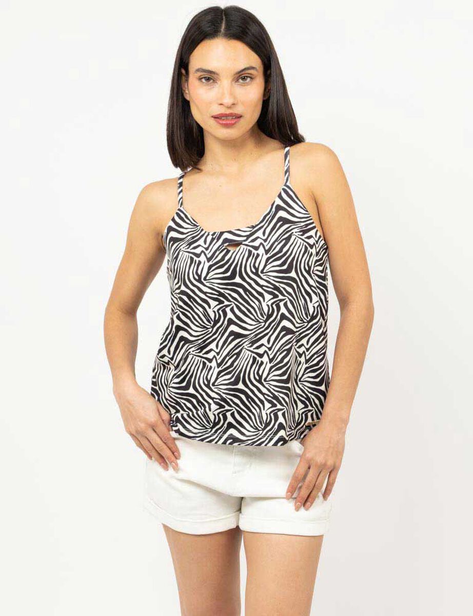 Blusa Sin Mangas Mujer Fiorucci