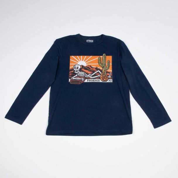 Polera Manga Larga Algodón Niño Cutback