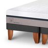 Cama Europea CIC Base Dividida King Balance + Respaldo + 2 Veladores Dublin