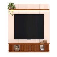 Panel TV Altavision Capri Blanco y Café