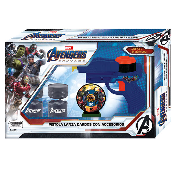 Pistola Lanza Dardo C/Acces Avengers Marvel