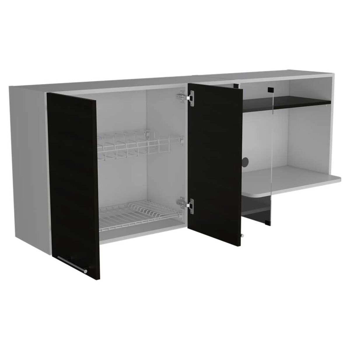 Mueble de Cocina TuHome Gina 2 Puertas Blanco Wengue