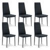 Pack de 6 Sillas Novahus Boston II Negro